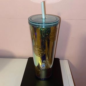 Starbucks 24 oz glitter dots tumbler
